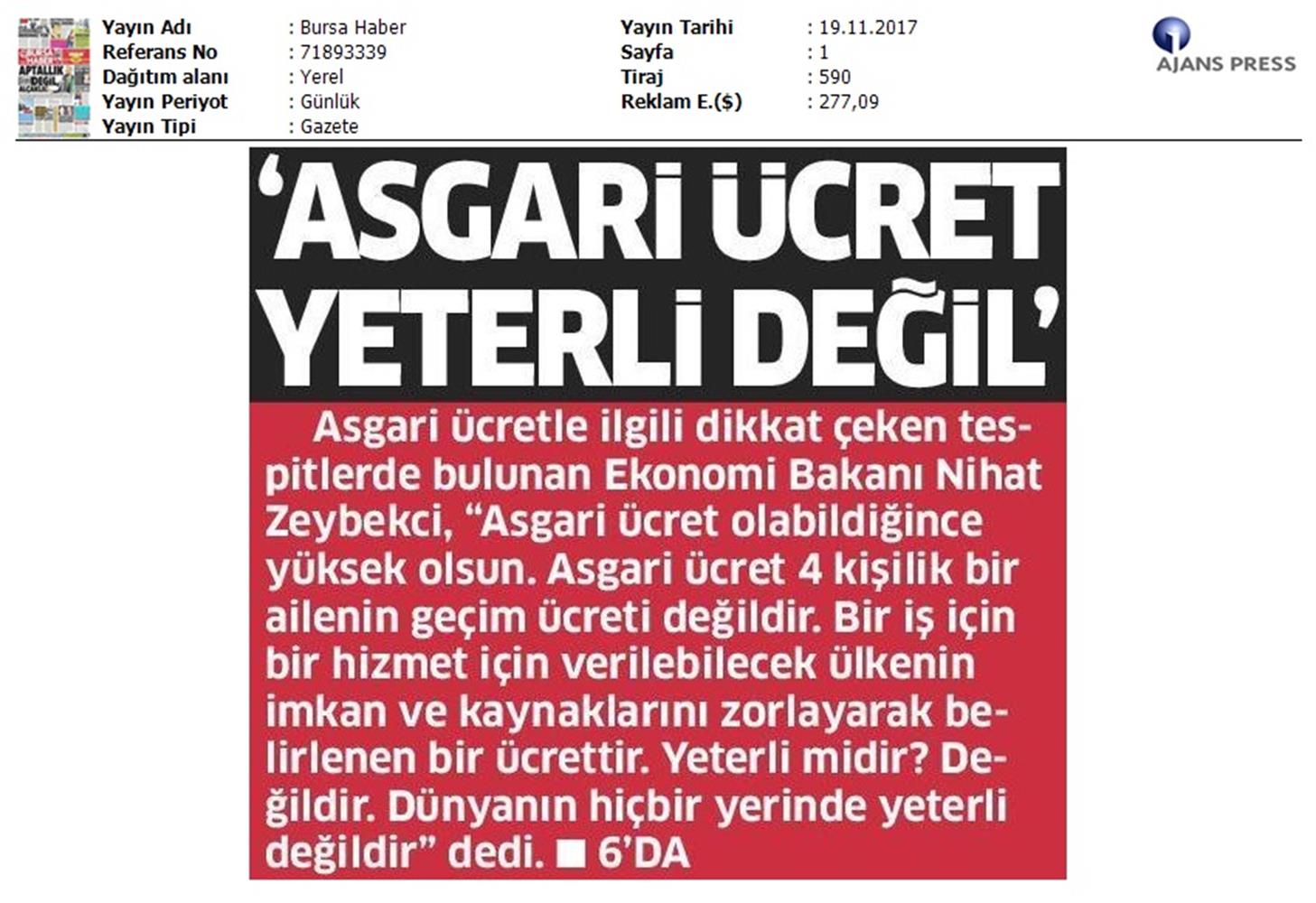 TÜRKONFED 21 Girişim Ve Is Dunyasi Zirvesi Medya Yansimalari 18 Kasim 2017 - 1
