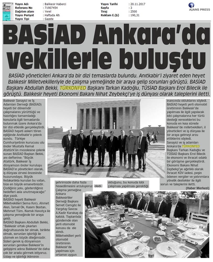 TÜRKONFED 21 Girişim Ve Is Dunyasi Zirvesi Medya Yansimalari 18 Kasim 2017 - 11