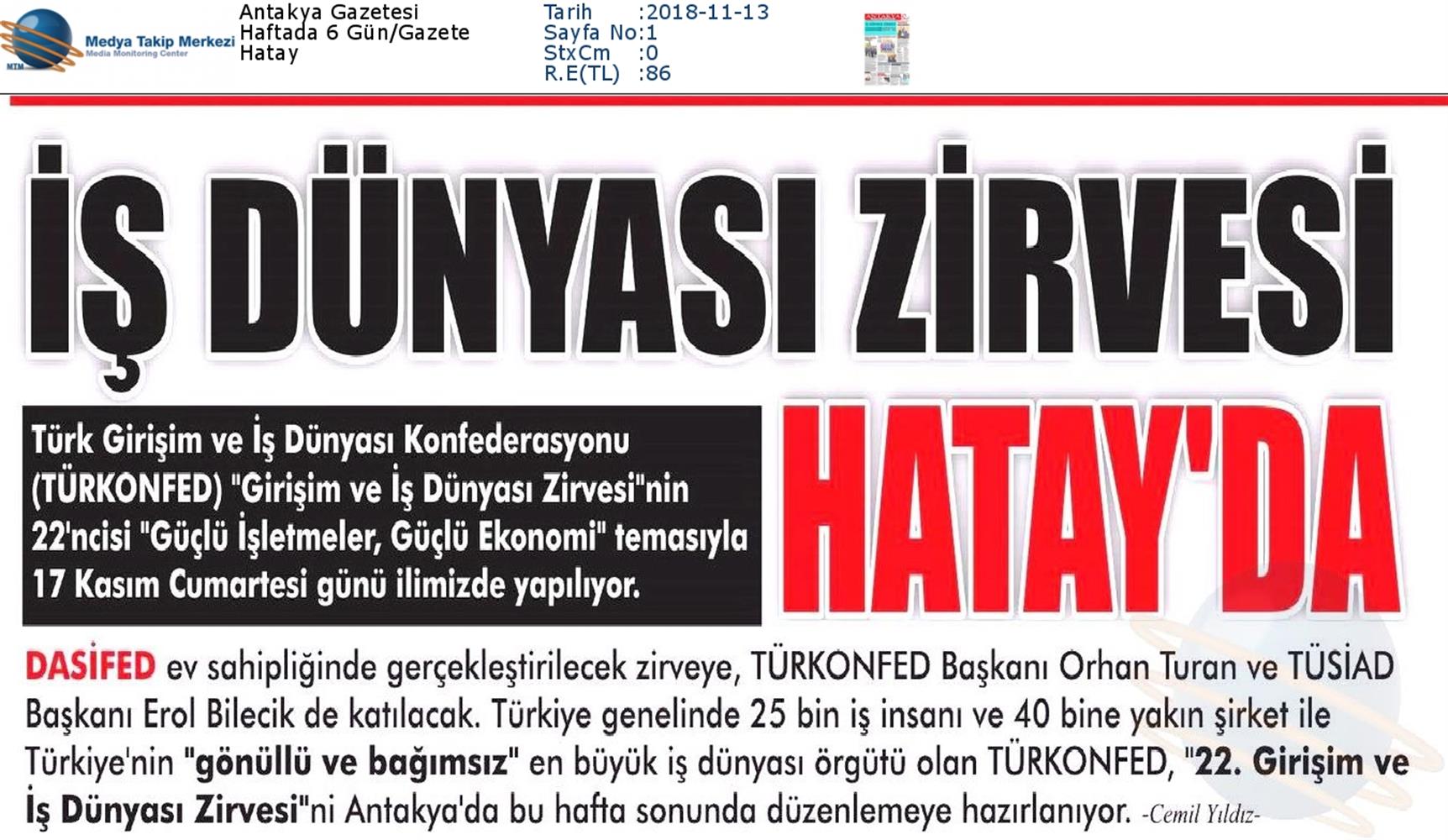 TÜRKONFED 22 Girişim Ve Is Dunyasi Zirvesi 16 17 Kasim Hatay - 33