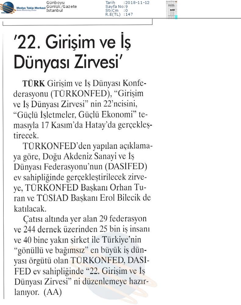 TÜRKONFED 22 Girişim Ve Is Dunyasi Zirvesi 16 17 Kasim Hatay - 35
