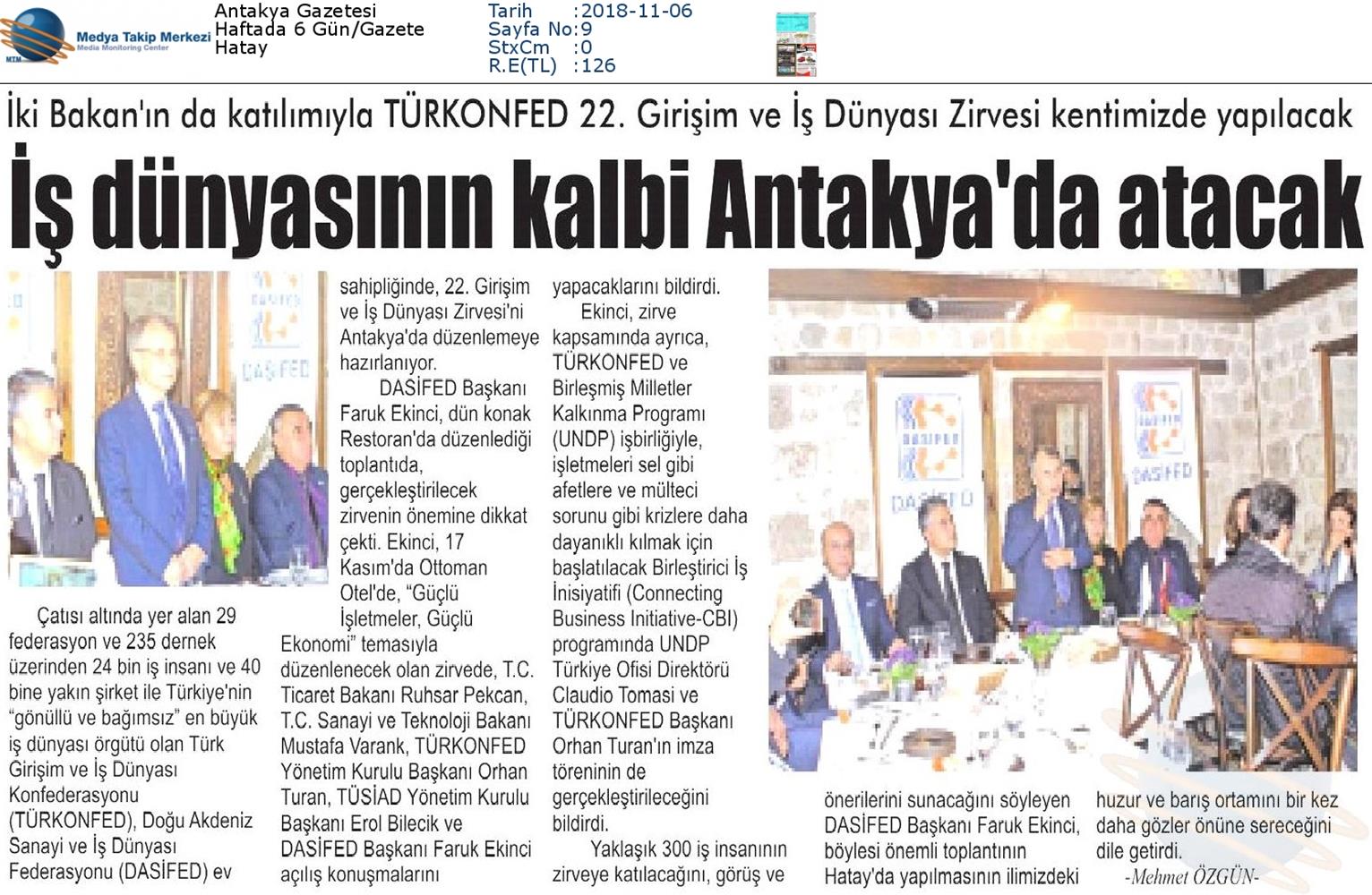 TÜRKONFED 22 Girişim Ve Is Dunyasi Zirvesi 16 17 Kasim Hatay - 36