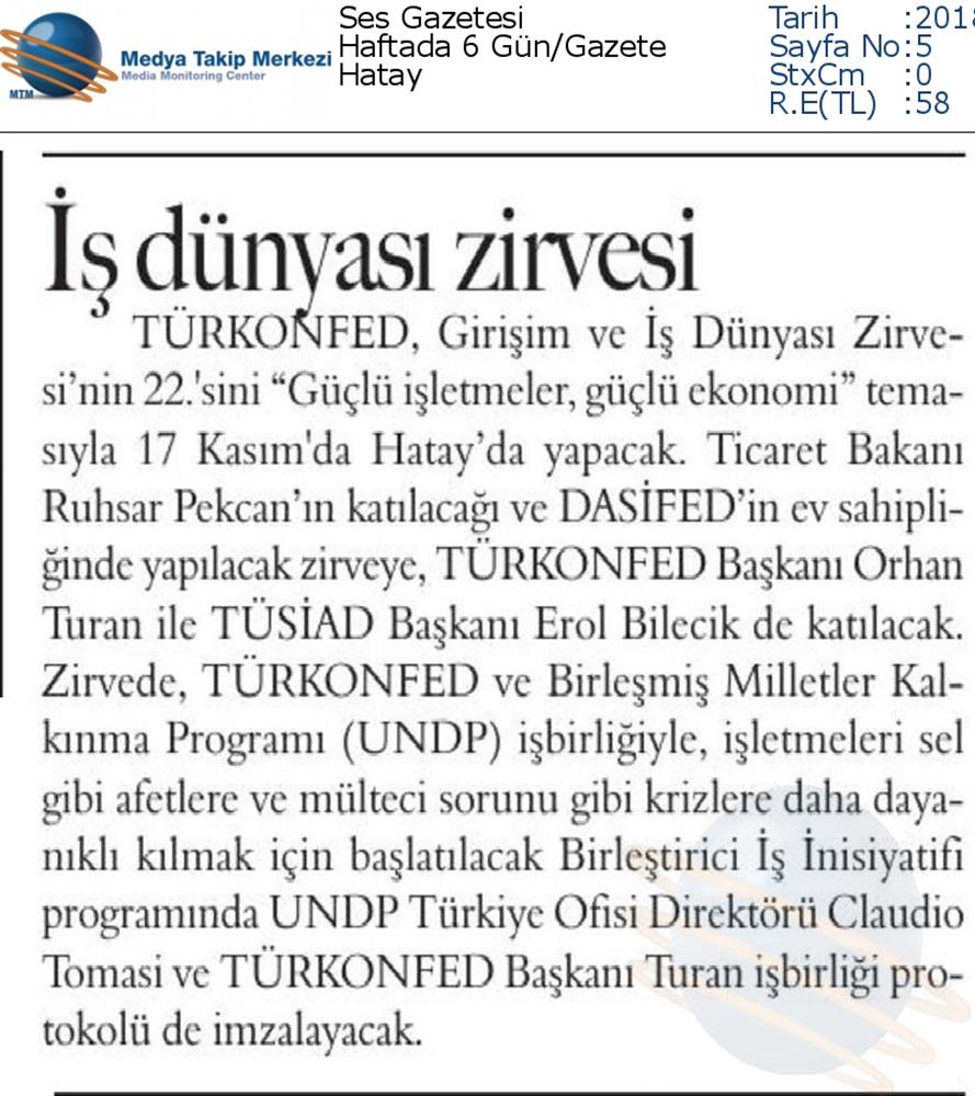 TÜRKONFED 22 Girişim Ve Is Dunyasi Zirvesi 16 17 Kasim Hatay - 37
