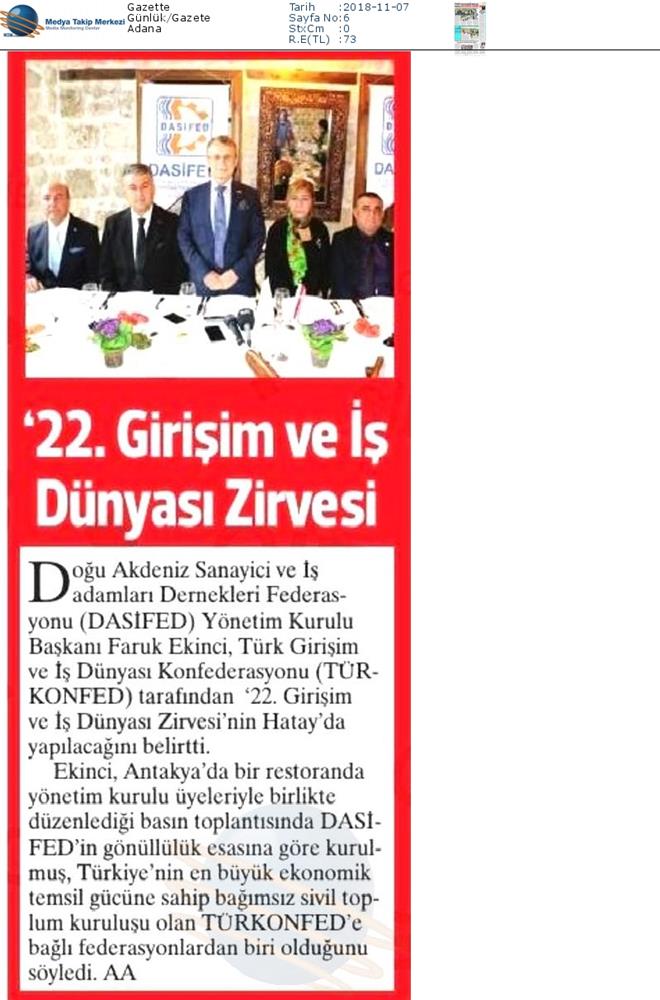 TÜRKONFED 22 Girişim Ve Is Dunyasi Zirvesi 16 17 Kasim Hatay - 54
