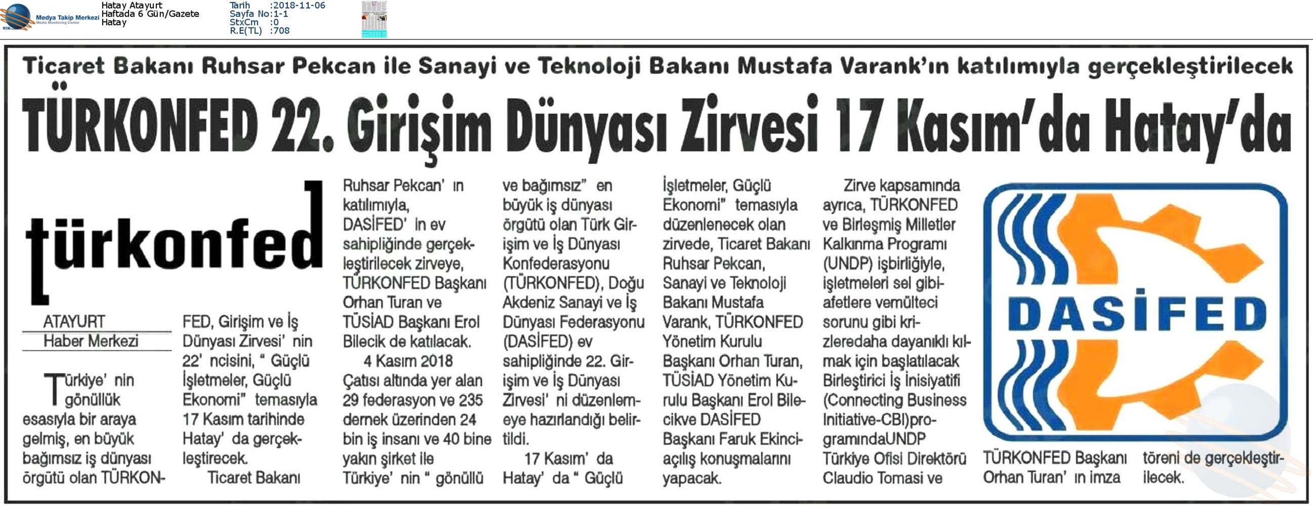 TÜRKONFED 22 Girişim Ve Is Dunyasi Zirvesi 16 17 Kasim Hatay - 60