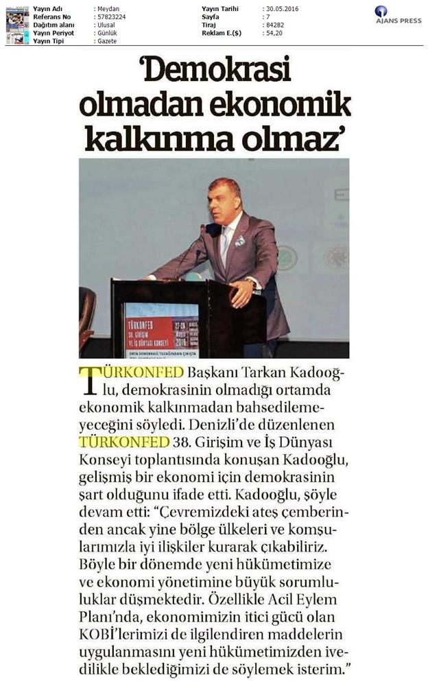TÜRKONFED 38 Girişim Ve Is Dunyasi Konseyi - 5