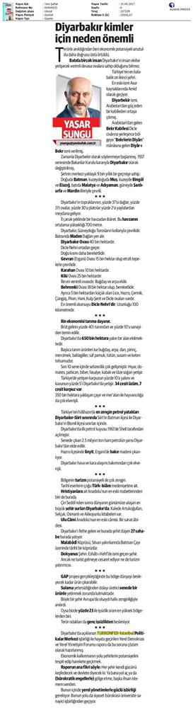TÜRKONFED 39 Girişim Ve Is Dunyasi Konseyi Basin Yansimalari 13 Mayis 2017 - 4