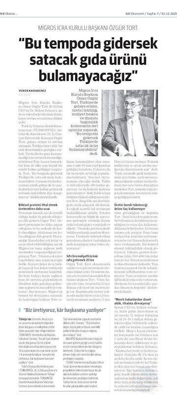 TÜRKONFED Başkani Suleyman Sönmez Sanayide Biz Üretiyoruz Kar Baskasinin Hanesine Yaziliyor - 42