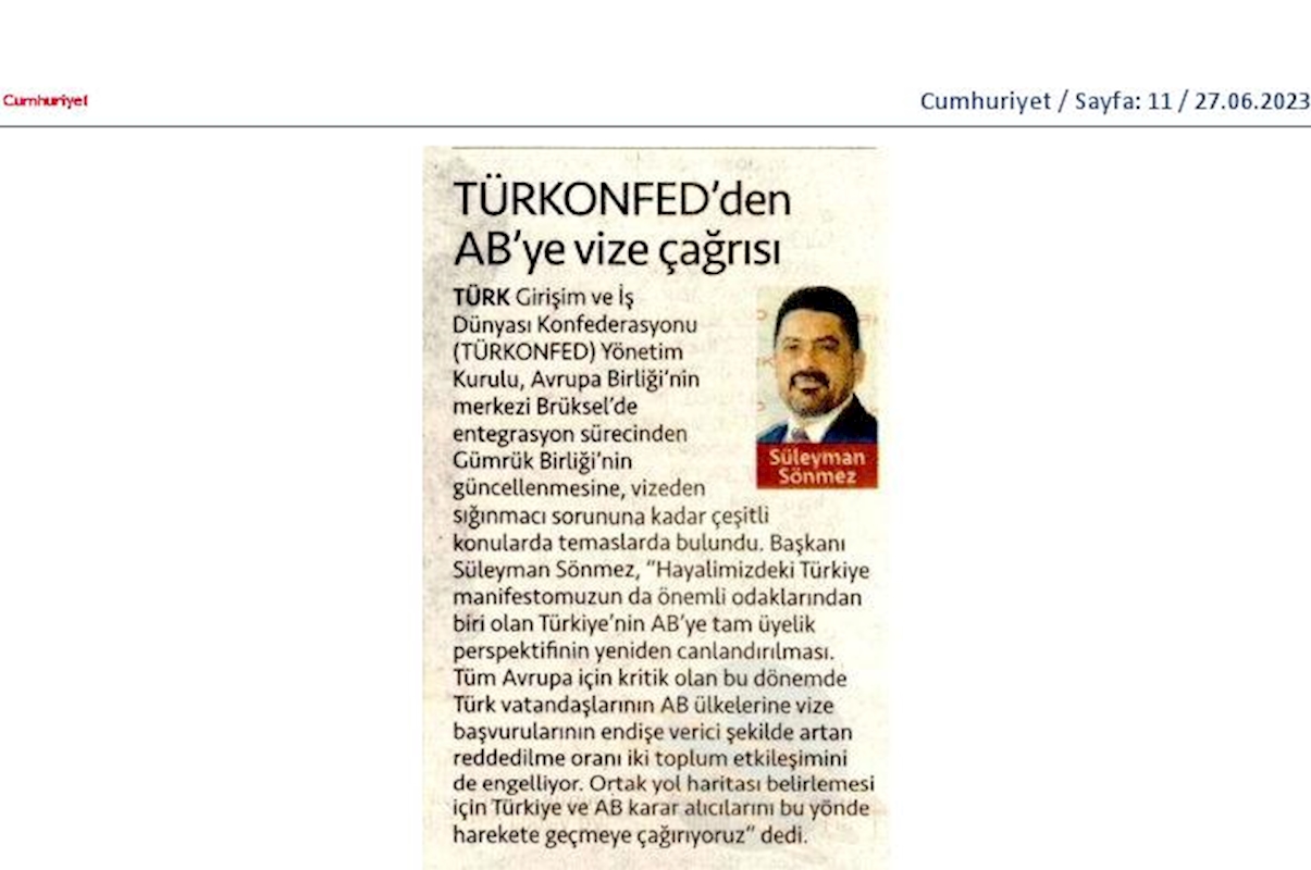 TÜRKONFED Bruksel Ziyareti 24 25 Haziran 2023 Bruksel - 12