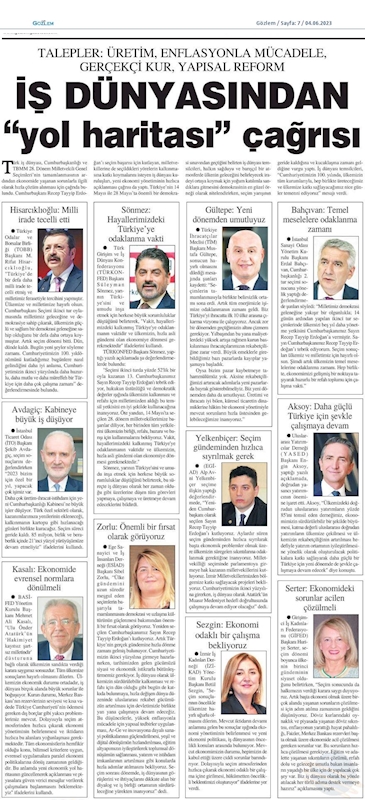 TÜRKONFED Cumhurbaskanligi Secim Sonucu Basin Aciklamasi 29 Mayis 2023 - 18