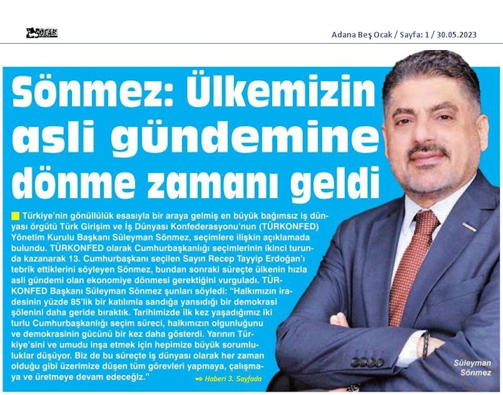 TÜRKONFED Cumhurbaskanligi Secim Sonucu Basin Aciklamasi 29 Mayis 2023 - 35
