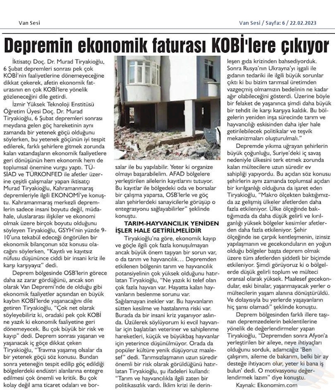 TÜRKONFED Deprem Basin Bulteni 14022023 - 6