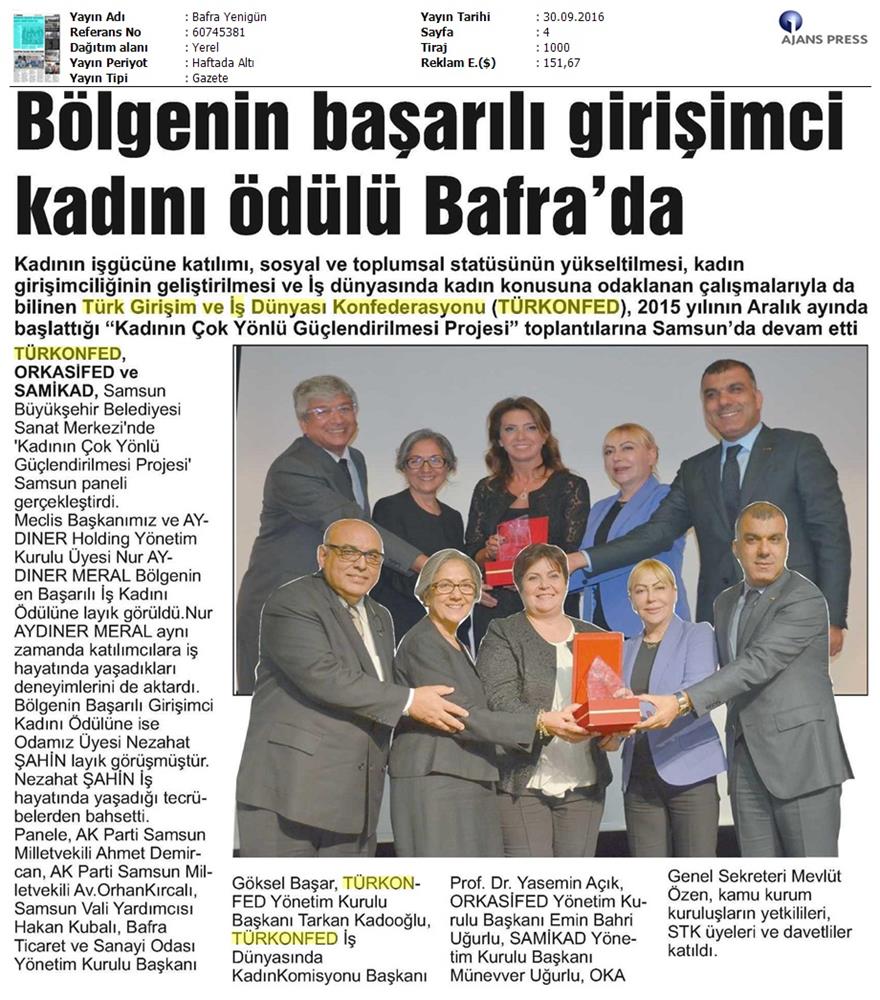 TÜRKONFED İDK Toplantısı 28 Eylul 2016 Samsun - 10
