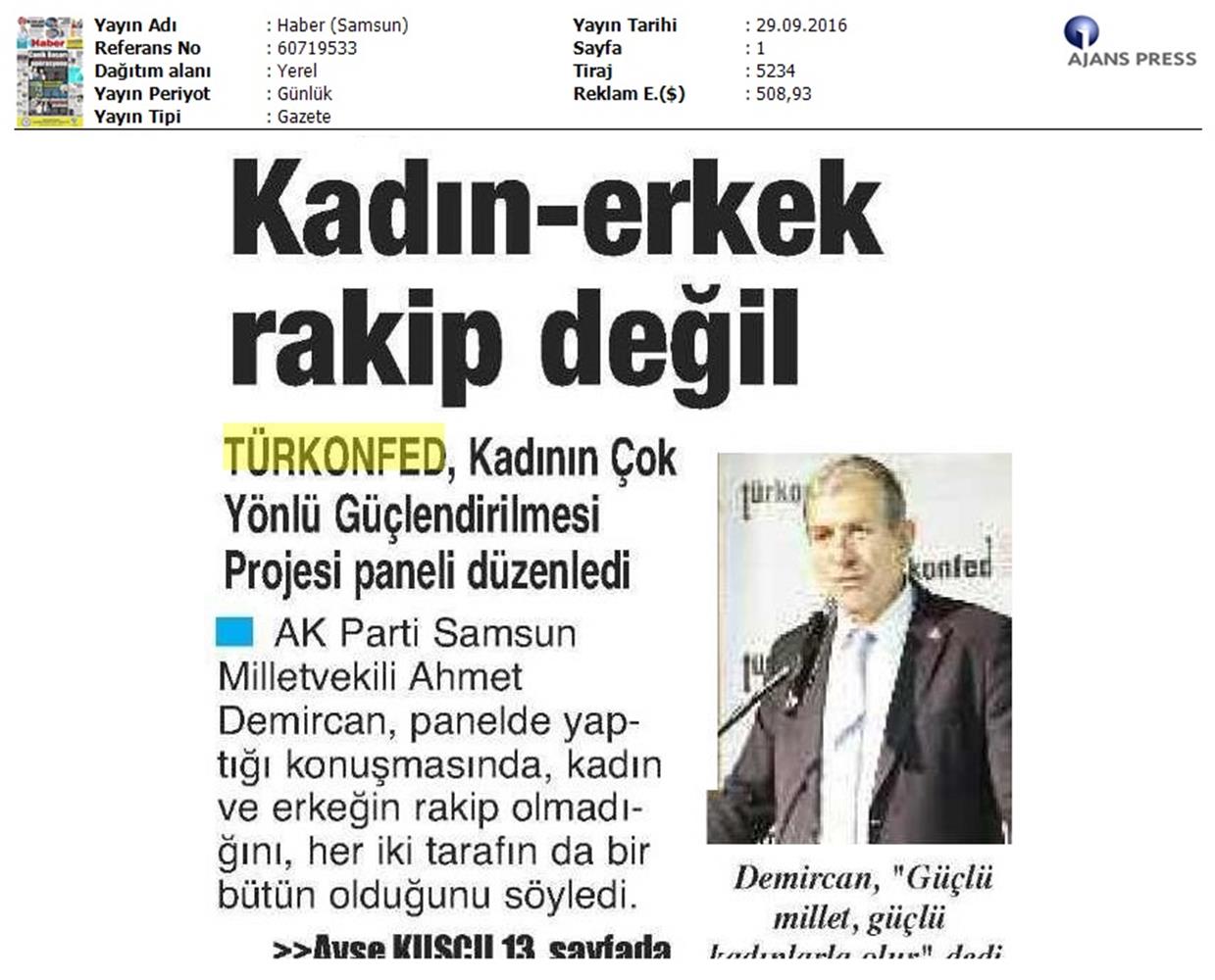 TÜRKONFED İDK Toplantısı 28 Eylul 2016 Samsun - 13