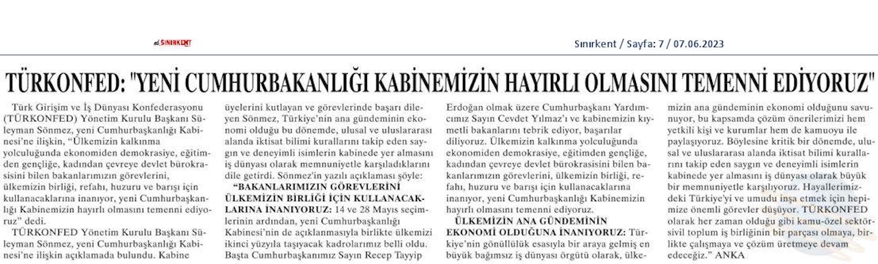 TÜRKONFED Kabine Toplantısı Basin Aciklamasi 4 Haziran 2023 - 16