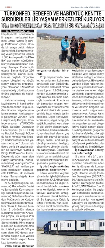 TÜRKONFED Kasaba Projesi 6 Mart 2023 - 5