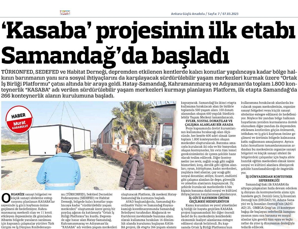 TÜRKONFED Kasaba Projesi 6 Mart 2023 - 8