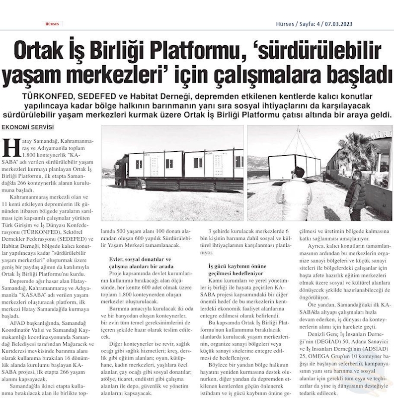 TÜRKONFED Kasaba Projesi 6 Mart 2023 - 10