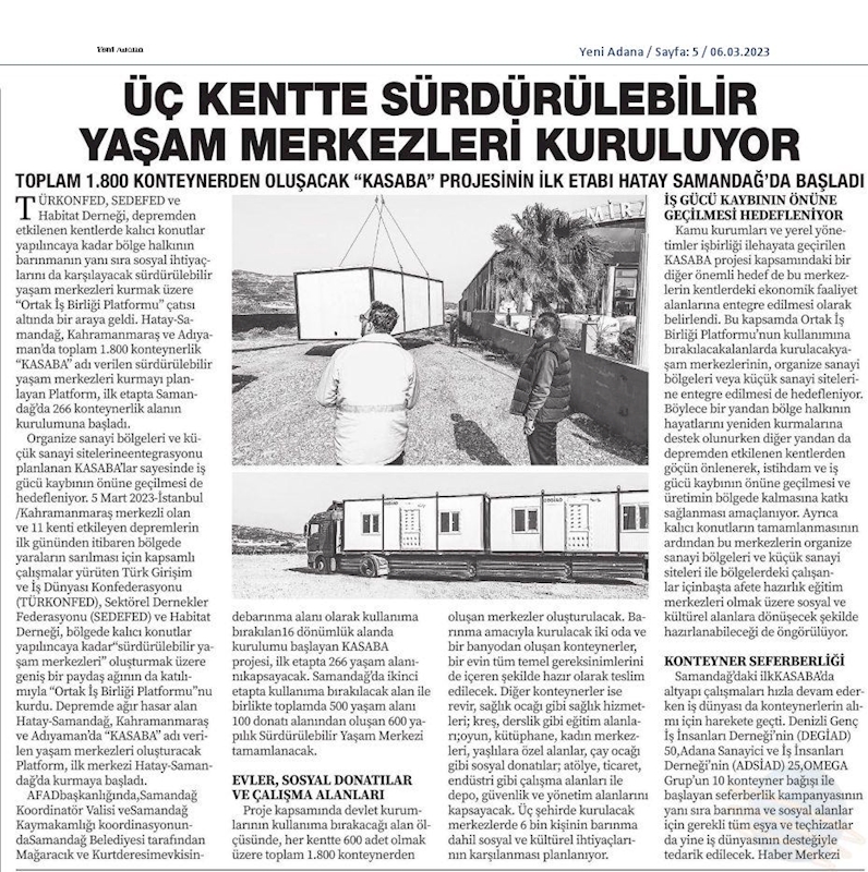 TÜRKONFED Kasaba Projesi 6 Mart 2023 - 21