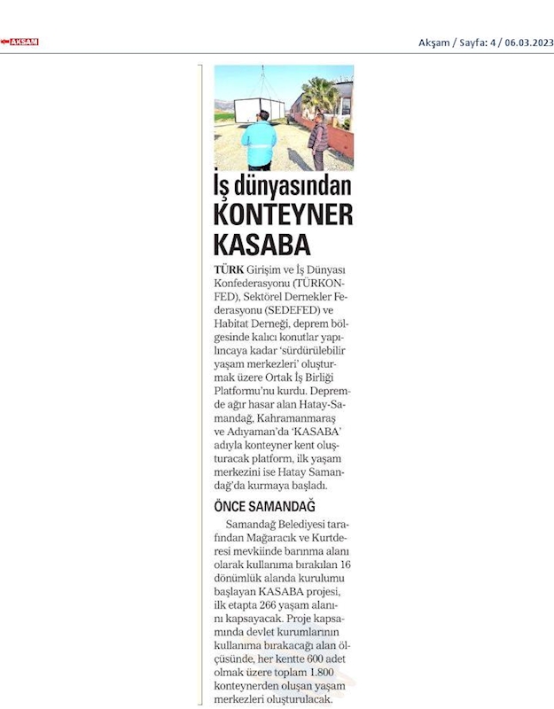 TÜRKONFED Kasaba Projesi 6 Mart 2023 - 28
