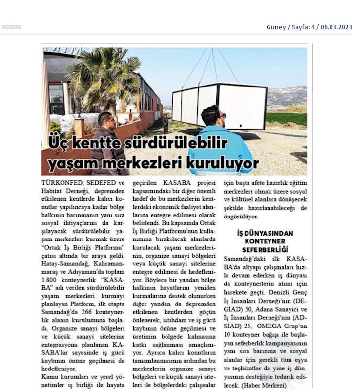 TÜRKONFED Kasaba Projesi 6 Mart 2023 - 33
