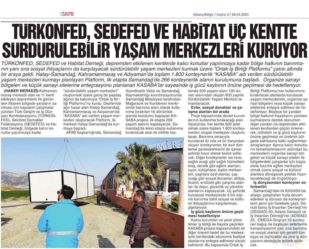 TÜRKONFED Kasaba Projesi 6 Mart 2023 - 36