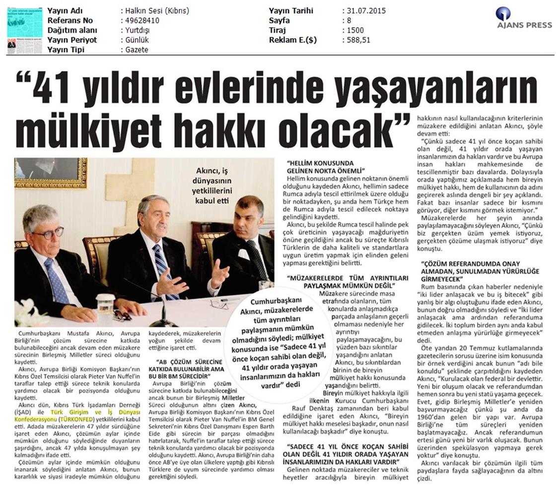 TÜRKONFED Koalisyon Aciklamasi Basin Yansimalari - 6