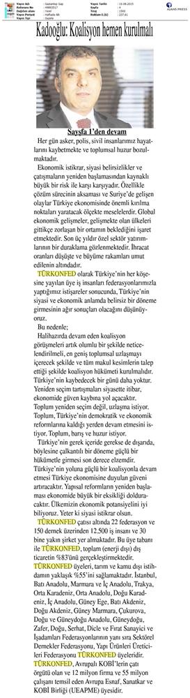TÜRKONFED Koalisyon Aciklamasi Basin Yansimalari - 19