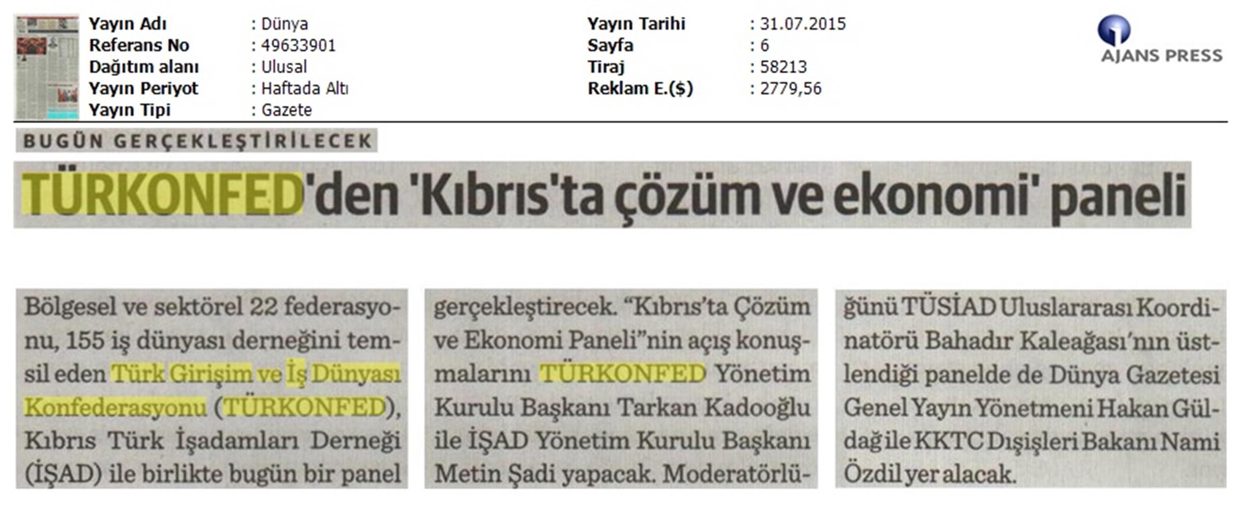 TÜRKONFED Koalisyon Aciklamasi Basin Yansimalari - 43