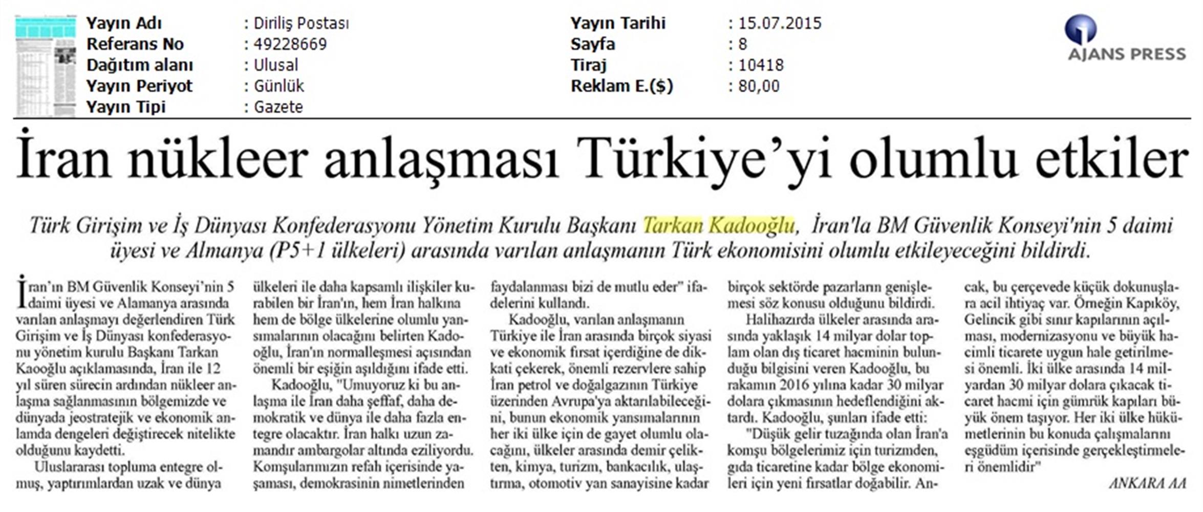 TÜRKONFED Koalisyon Aciklamasi Basin Yansimalari - 78