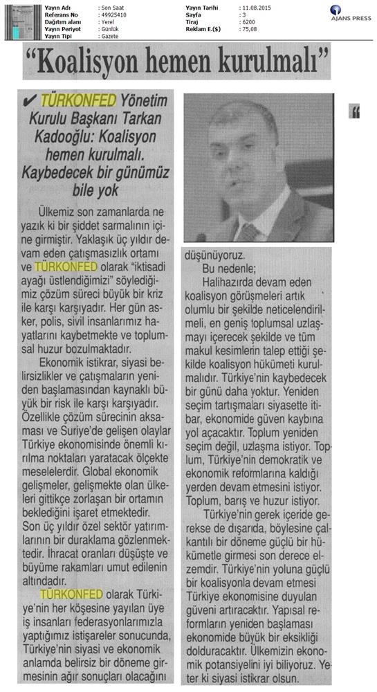 TÜRKONFED Koalisyon Aciklamasi Basin Yansimalari - 88