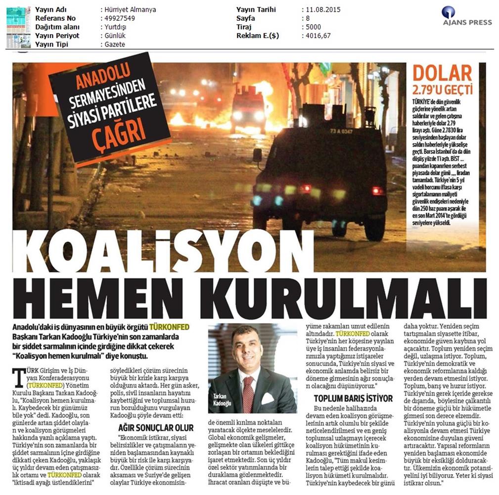TÜRKONFED Koalisyon Aciklamasi Basin Yansimalari - 106
