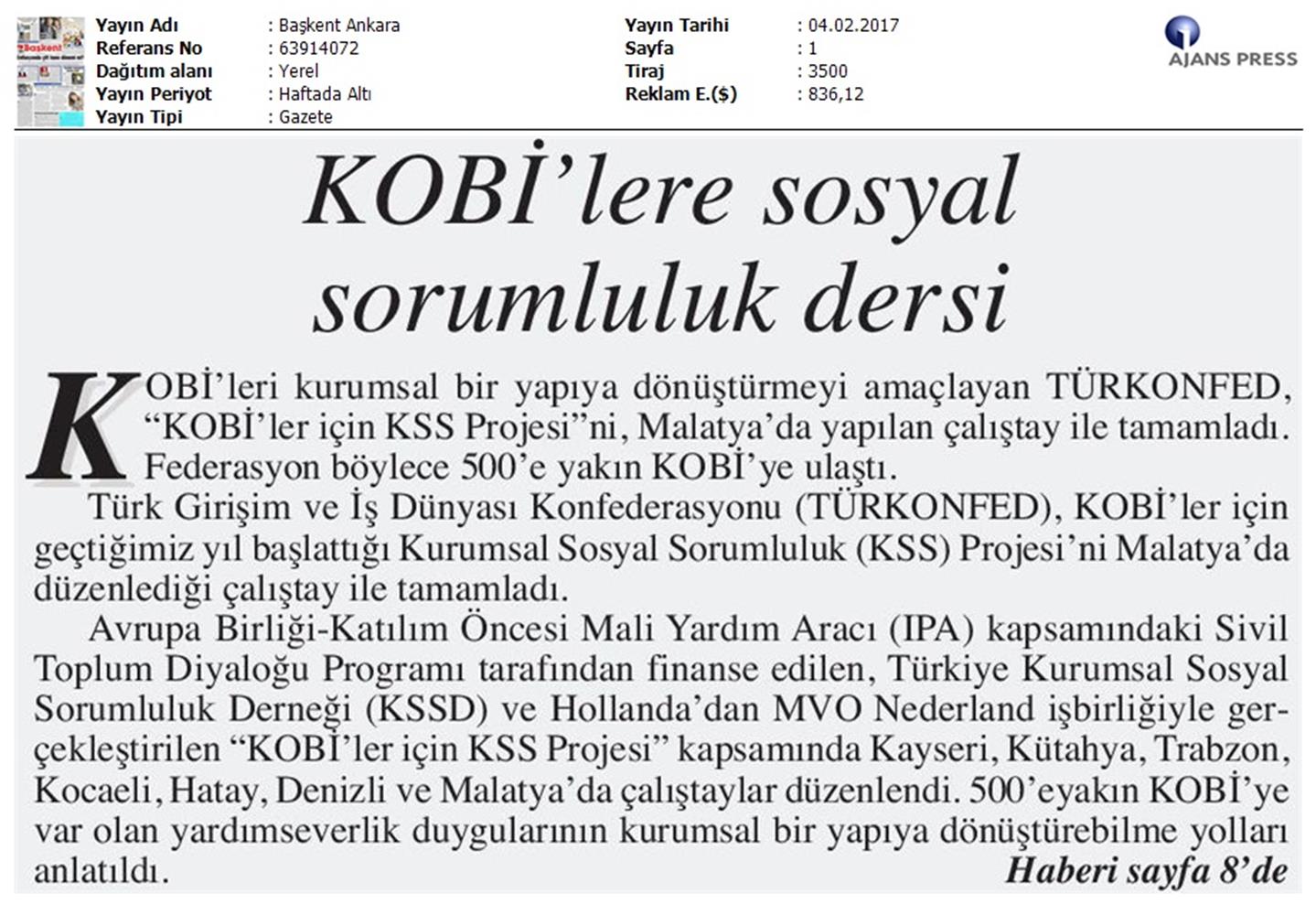 TÜRKONFED Kss Anadolu Calistaylari Tamamlandi Medya Yansimalari 04022017 - 3