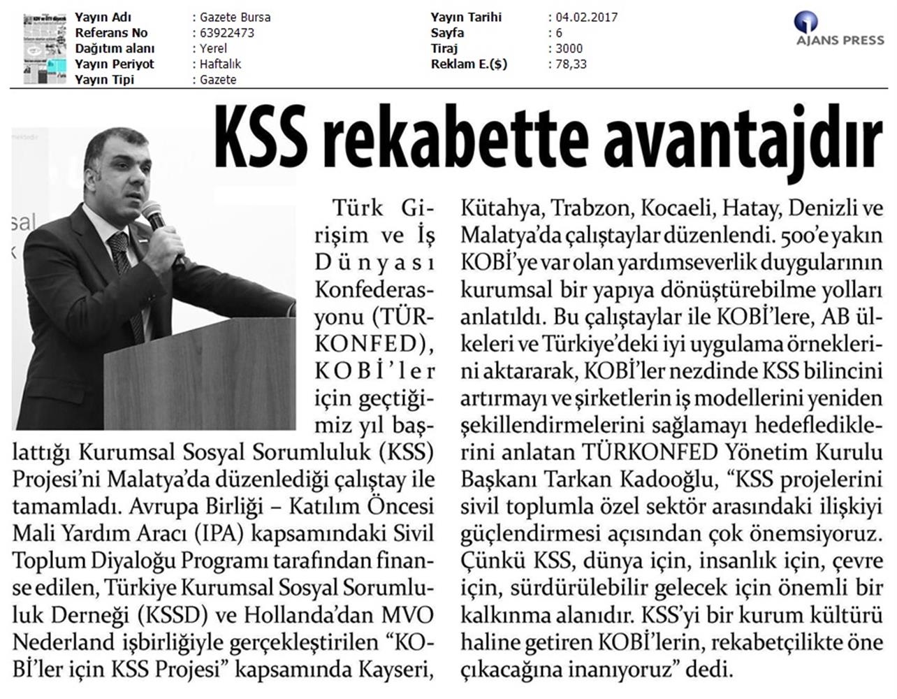 TÜRKONFED Kss Anadolu Calistaylari Tamamlandi Medya Yansimalari 04022017 - 12