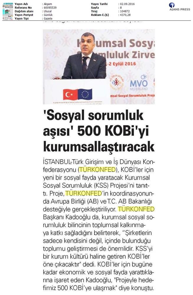 TÜRKONFED Kss Zirvesi 1 2 Eylul 2016 Istanbul - 9