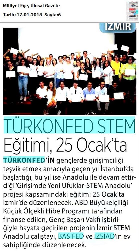 TÜRKONFED STEM Egitimini Anadoluya Yayiyor Medya Yansimalari 6 Ocak 2018 - 57