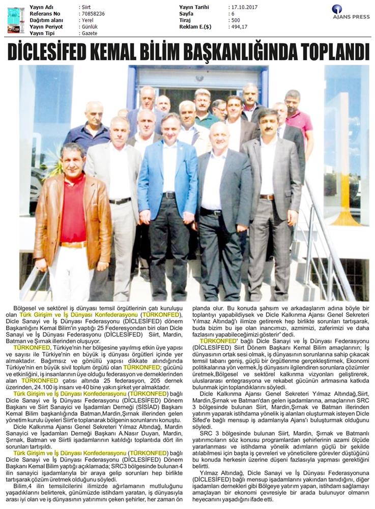 TÜRKONFED Surdurulebilir Kalkinma Hedeflerinde Kadinin Rolu Zirvesi On Medya Yansimalari 16 17 Ekim 2017 - 19