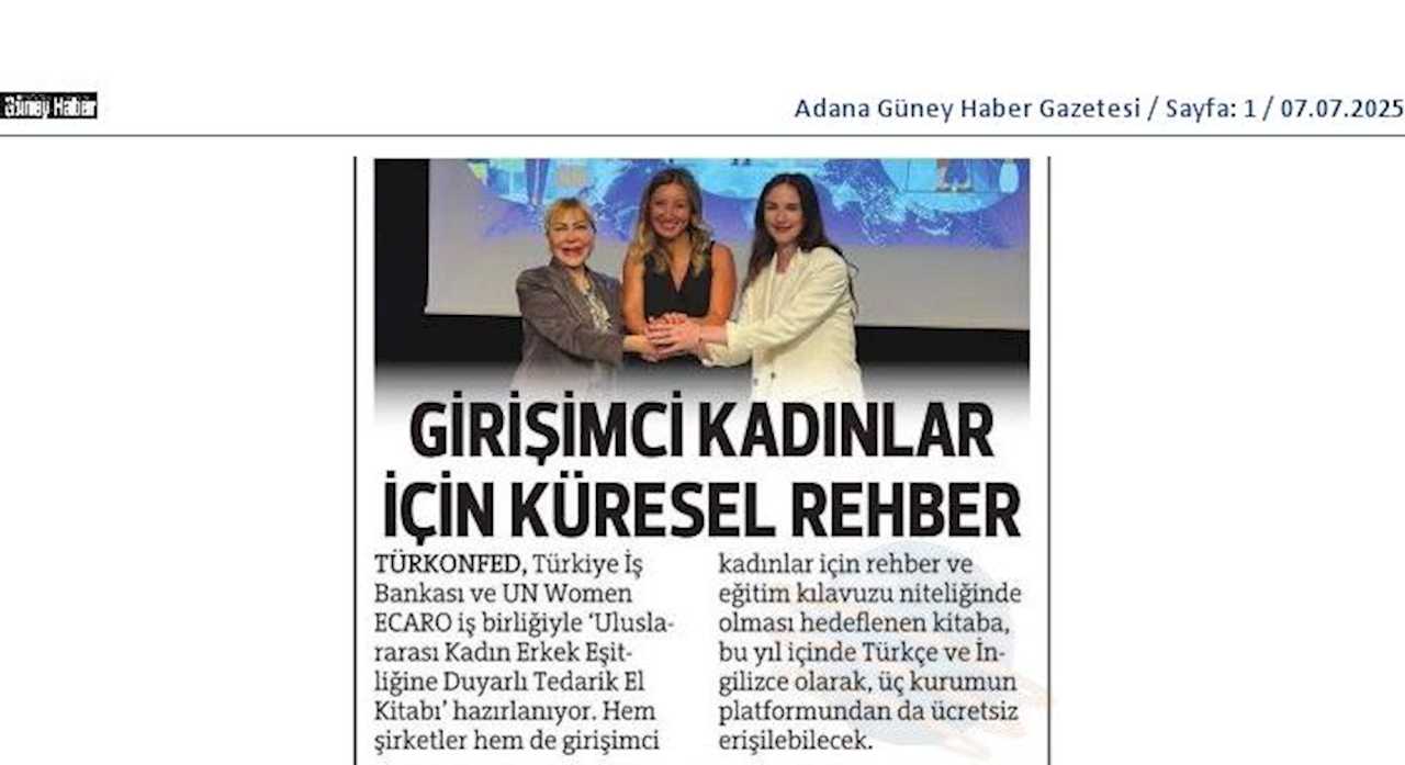 TÜRKONFED Türkiye Is Bankasi Ve Un Women Imza Toreni - 3