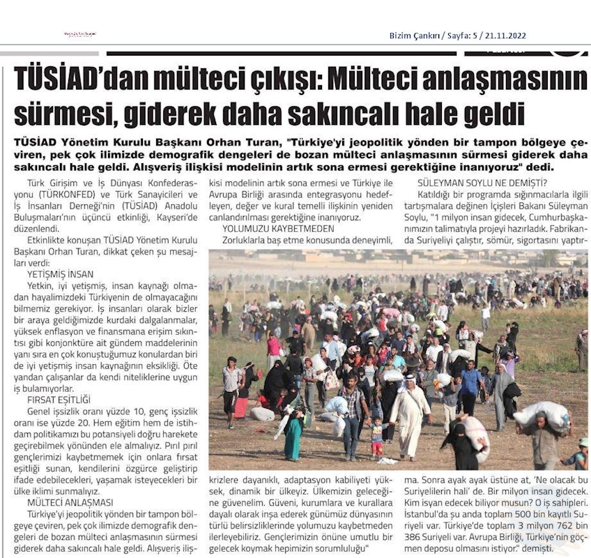 TÜRKONFED TÜSİAD Anadolu Buluşmalari 17 Kasim 2022 Kayseri - 6
