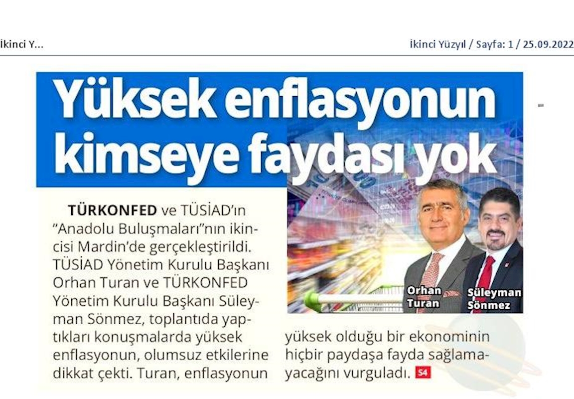 TÜRKONFED TÜSİAD Anadolu Buluşmalari 24 Eylul 2022 Mardin - 22
