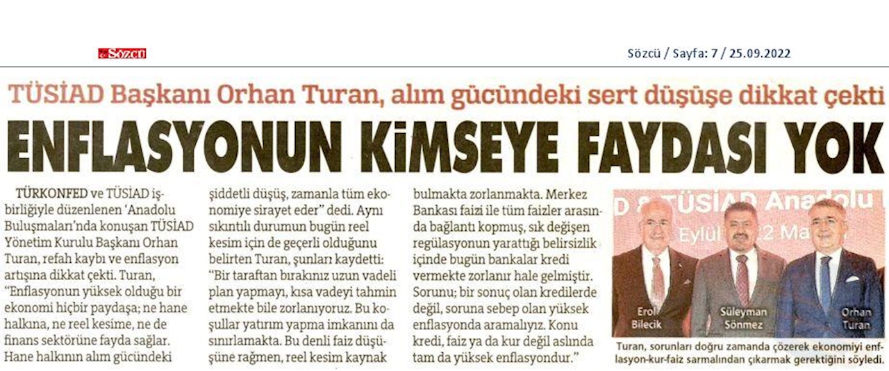 TÜRKONFED TÜSİAD Anadolu Buluşmalari 24 Eylul 2022 Mardin - 25