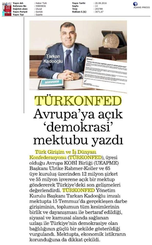 TÜRKONFED Ueapme Avrupaya Acik Mektup 19 Agustos 2016 - 15