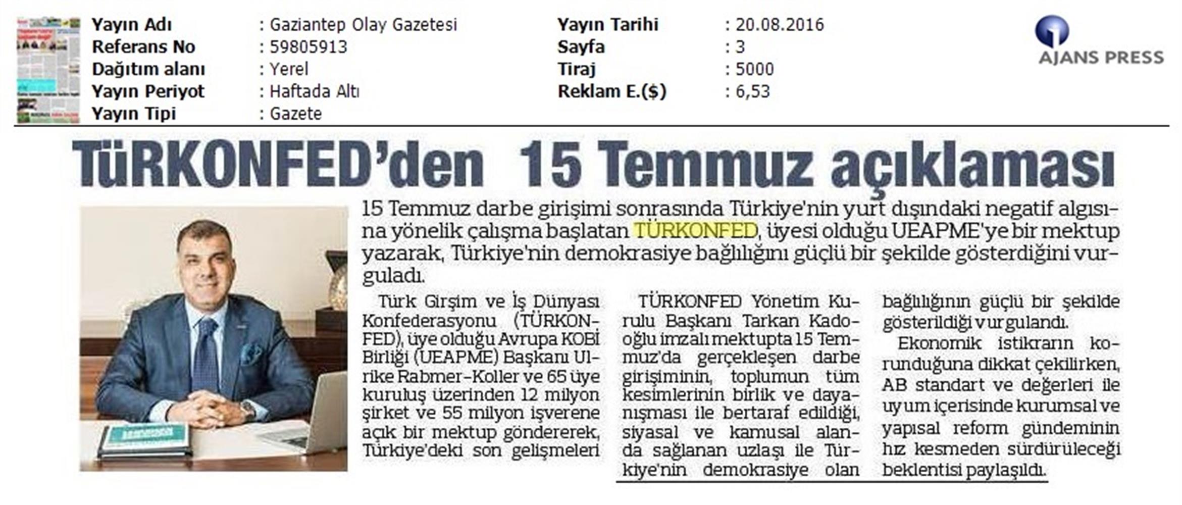 TÜRKONFED Ueapme Avrupaya Acik Mektup 19 Agustos 2016 - 16