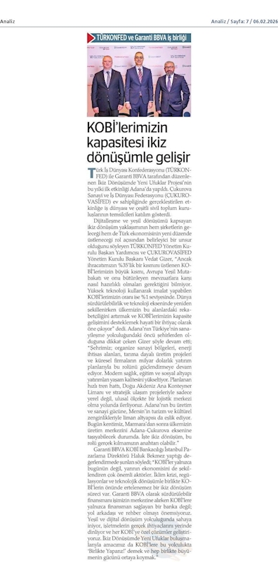 TÜRKONFED Ve Garanti BBVA Adanadaki KOBİ'lere Ikiz Dönüşümu Anlatti - 3