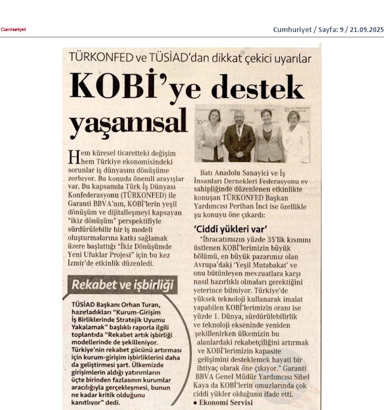 TÜRKONFED Ve Garanti BBVA Izmirde KOBİ'ler Ile Bulustu - 3