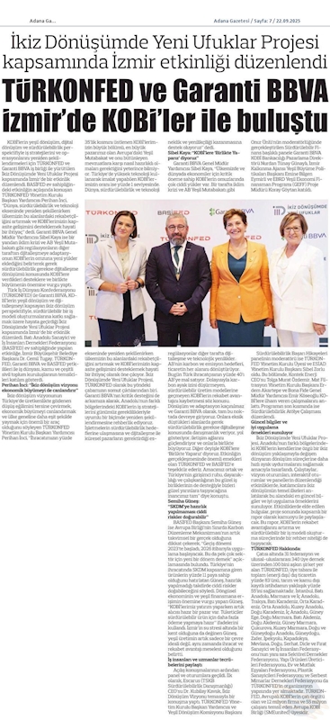 TÜRKONFED Ve Garanti BBVA Izmirde KOBİ'ler Ile Bulustu - 5