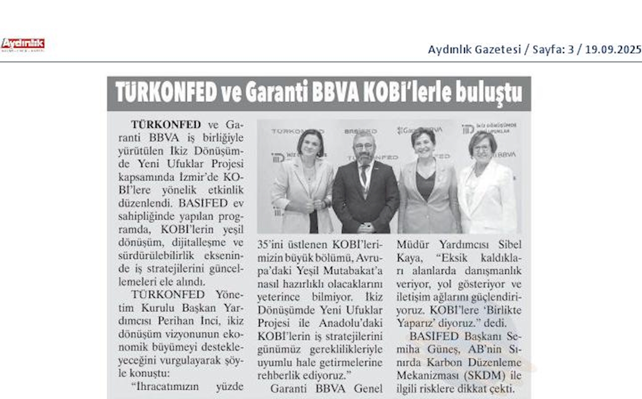 TÜRKONFED Ve Garanti BBVA Izmirde KOBİ'ler Ile Bulustu - 7