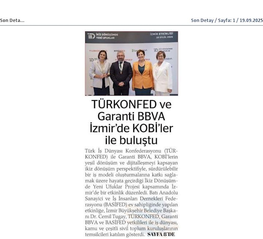TÜRKONFED Ve Garanti BBVA Izmirde KOBİ'ler Ile Bulustu - 12