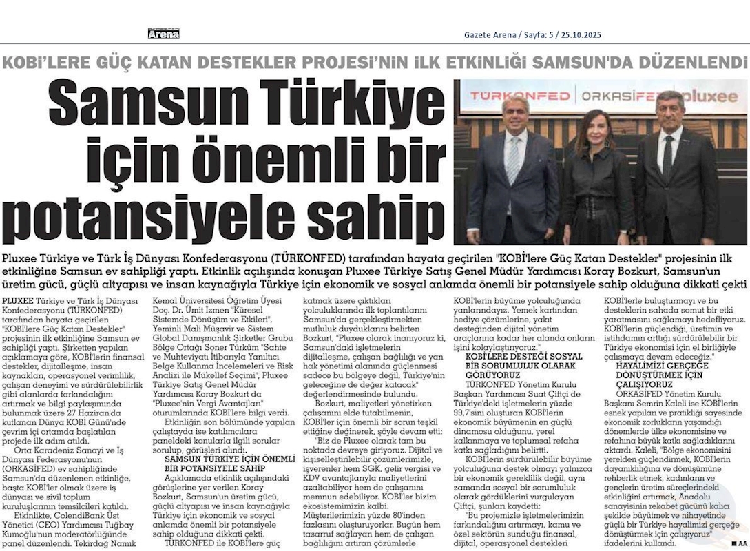 TÜRKONFED Ve Pluxee Türkiyeden KOBİ'lere Guc Katacak Is Birligi - 19