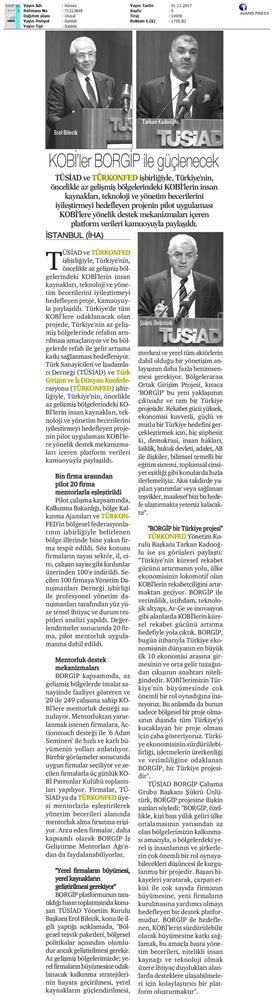TÜRKONFED Ve TÜSİAD Borgiptanitim Toplantısı Medya Yansimalari 31 Ekim 2017 - 4