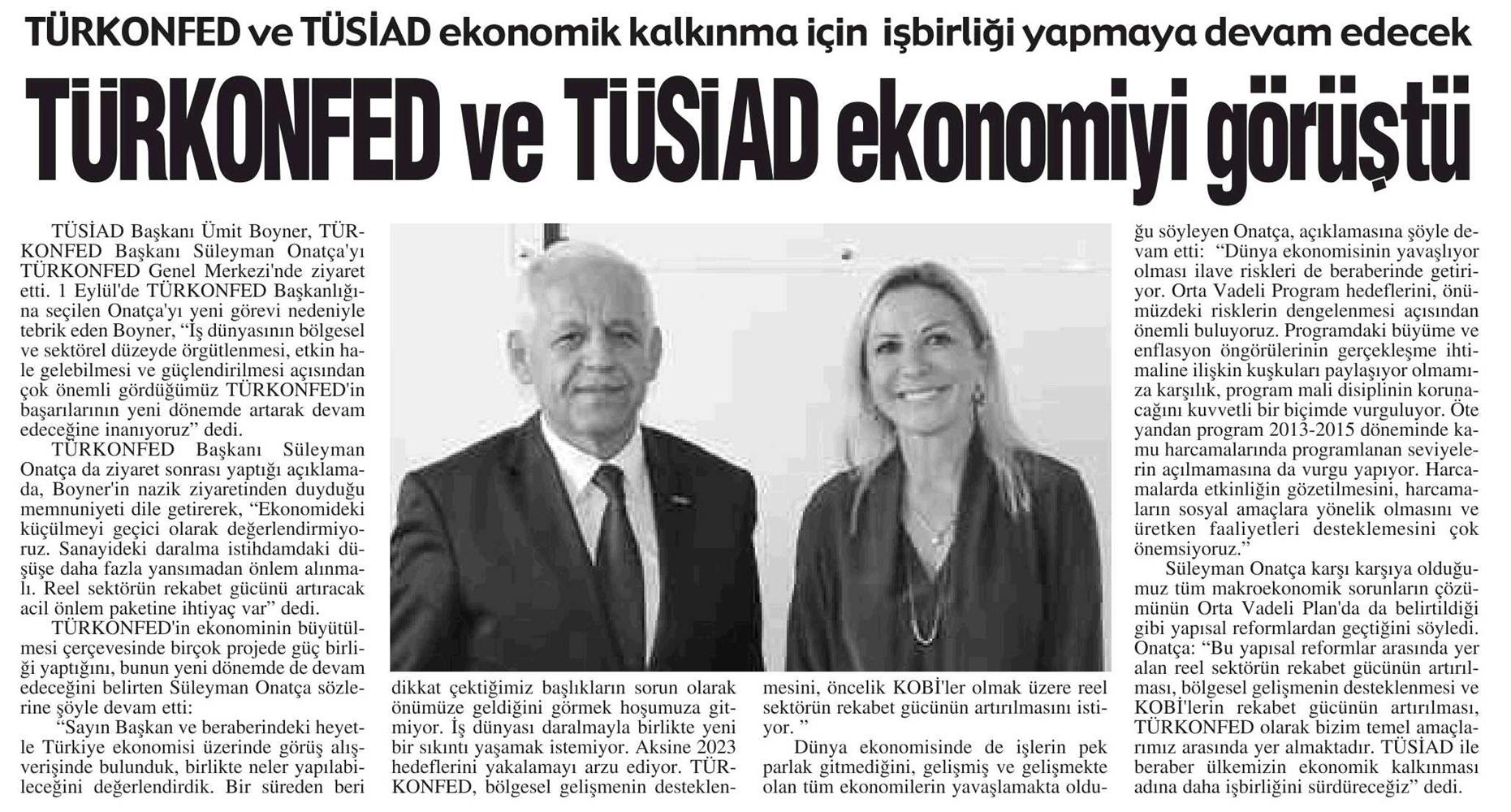 TÜRKONFED Ve TÜSİAD İşbirliği - 3